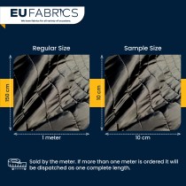 Black Straight Line Quilted Fabric Lining