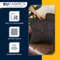 Quilted Black Fabric 