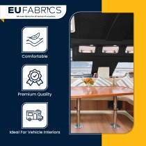 Car Headliner Fabric 2mm Foam Backed Charcoal 1