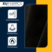 Acoustic Fabric Grey Anthracite 1