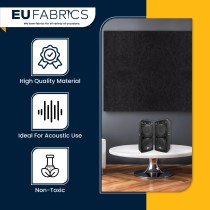 Acoustic Fabric Grey Anthracite 1