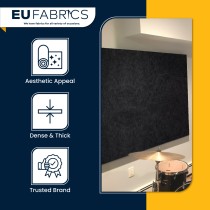 Acoustic Fabric Grey Anthracite 1