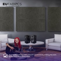 Acoustic Fabric Grey Anthracite 1