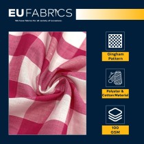 Gingham – 1 inch Checks Baby Blue