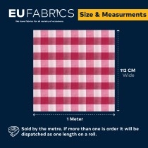 Gingham – 1 inch Checks Baby Blue