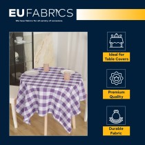 Gingham – 1 inch Checks Baby Blue