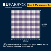 Gingham – 1 inch Checks Baby Blue