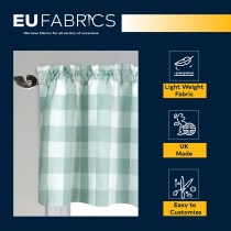 Gingham – 1 inch Checks Baby Blue