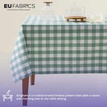 Gingham – 1 inch Checks Baby Blue