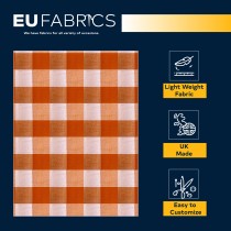 Gingham – 1 inch Checks Baby Blue