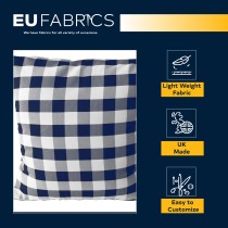 Gingham – 1 inch Checks Baby Blue