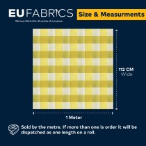 Gingham – 1 inch Checks Baby Blue