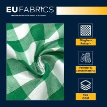 Gingham – 1 inch Checks Baby Blue