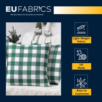 Gingham – 1 inch Checks Baby Blue