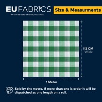 Gingham – 1 inch Checks Baby Blue