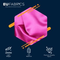 Duchess Satin Fabric Bridal Purple