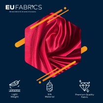 Duchess Satin Fabric Bridal Purple