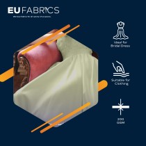 Duchess Satin Fabric Bridal Purple