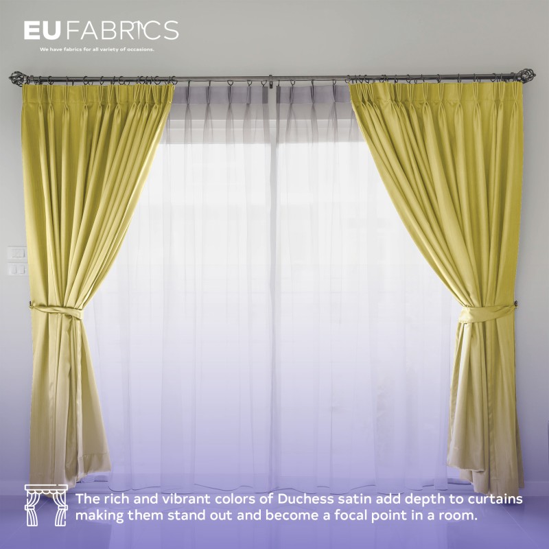 Duchess Satin Fabric Bridal Purple