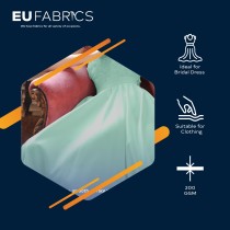 Duchess Satin Fabric Bridal Purple