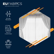 Duchess Satin Fabric Bridal Purple