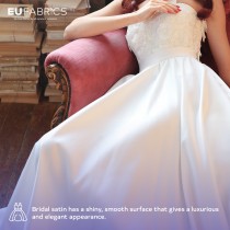 Duchess Satin Fabric Bridal Purple