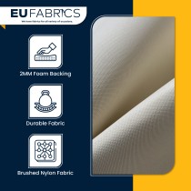 Car Headliner Fabric 2MM Foam Backed Ivory