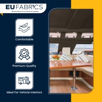 Car Headliner Fabric 2MM Foam Backed Ivory