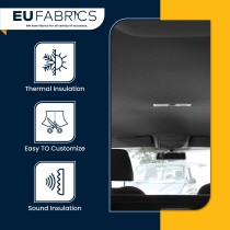 Car Headliner Fabric 2MM Foam Backed Ivory