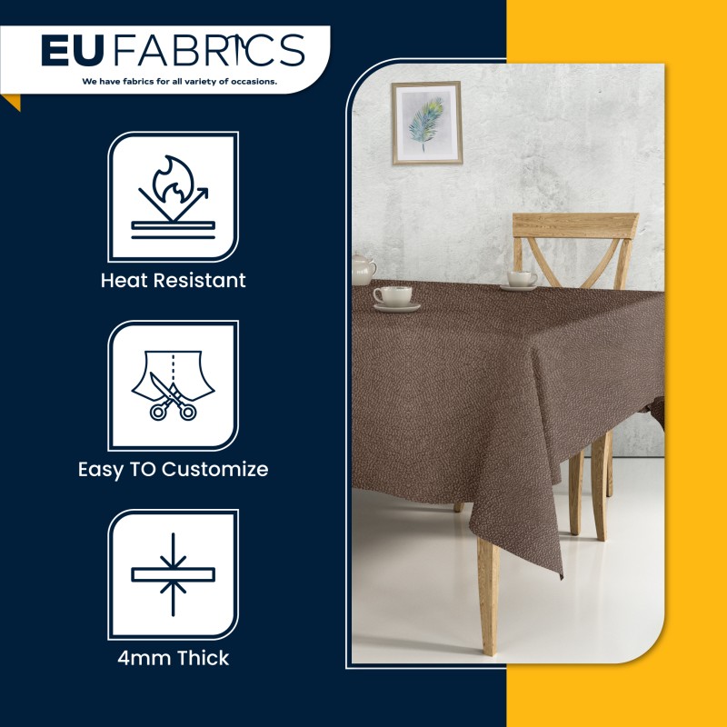 Heavy Duty Table Protector Chocolate 3