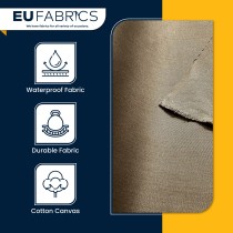 18ox Waxed Cotton Canvas Tan3