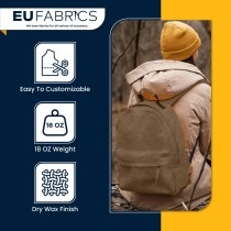 18ox Waxed Cotton Canvas Tan3