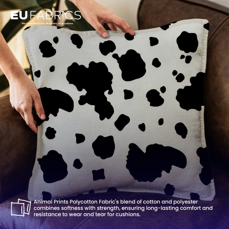 Animal Prints Polycotton Fabric Leopard 1