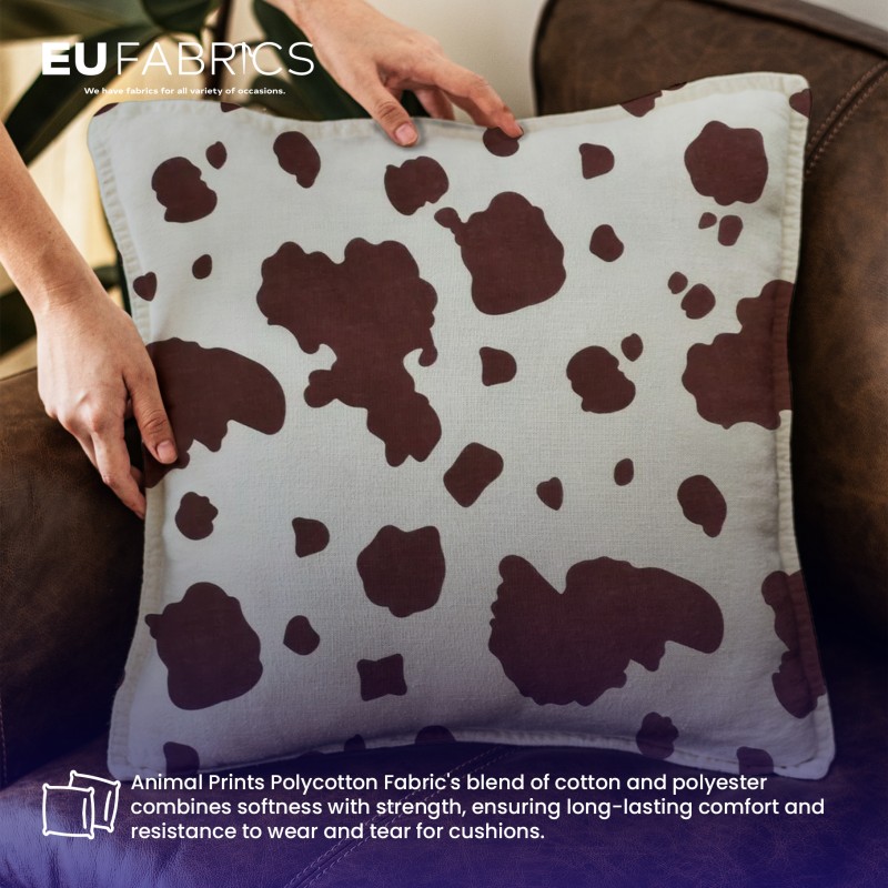 Animal Prints Polycotton Fabric Leopard 1