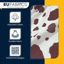 Animal Prints Polycotton Fabric Leopard 1
