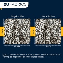 Animal Prints Polycotton Fabric Leopard 1