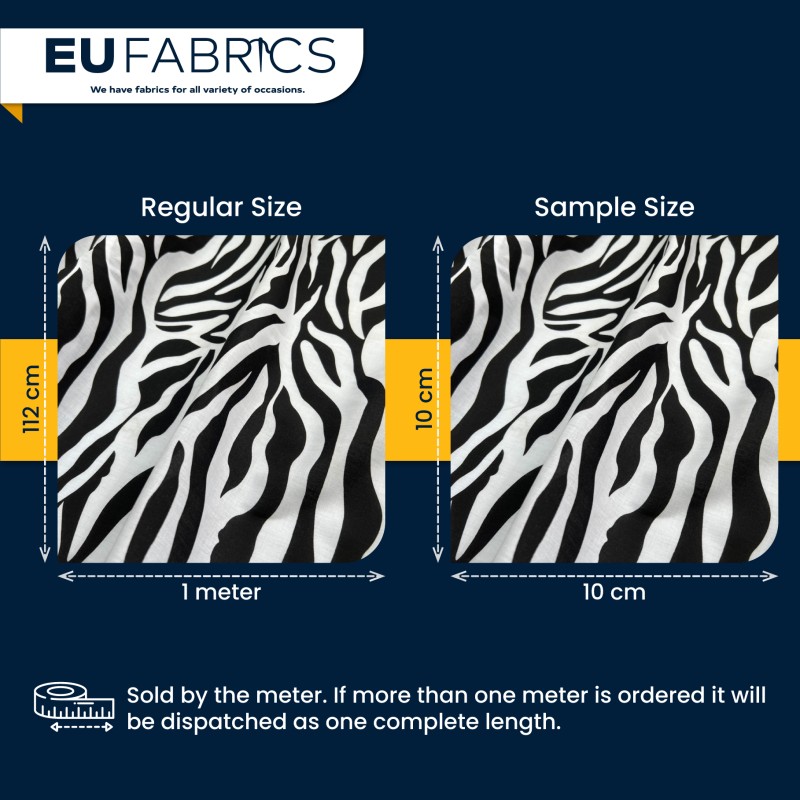 Animal Prints Polycotton Fabric Leopard 1