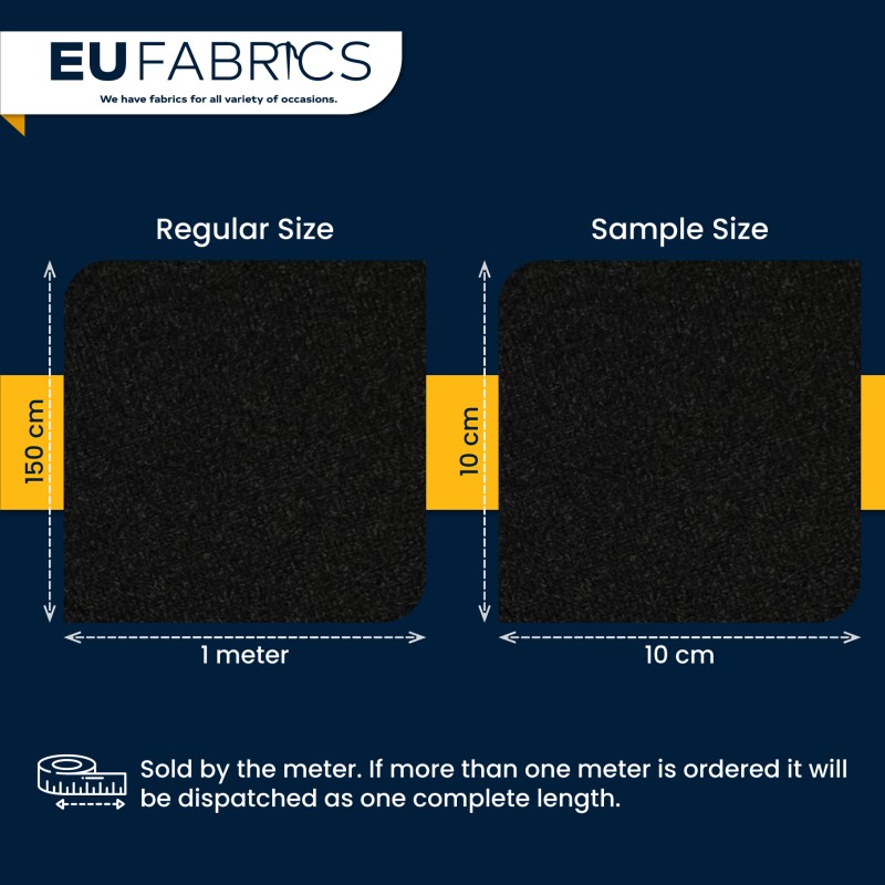 Velcro Receptive Fabric (200 scrim) Black 3