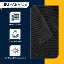 2MM Airtex Spacer Mesh Fabric Neoprene Replacement Black1