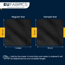 2MM Airtex Spacer Mesh Fabric Neoprene Replacement Black1