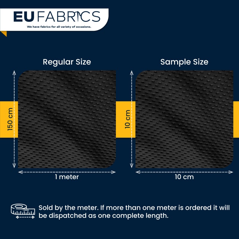 2MM Airtex Spacer Mesh Fabric Neoprene Replacement Black1
