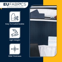 2MM Airtex Spacer Mesh Fabric Neoprene Replacement Black1