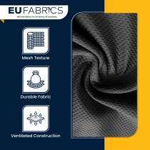 2MM Airtex Spacer Mesh Fabric Neoprene Replacement Black1