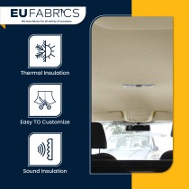 Car Headlining Brushed Nylon Ivory 1