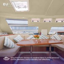 Car Headlining Brushed Nylon Ivory 1