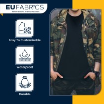 Cotton Canvas Waxed Fabric Camoflage