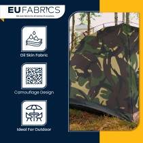 Cotton Canvas Waxed Fabric Camoflage