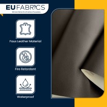 Marine Vinyl Leatherette Fabric Beige 1
