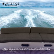 Marine Vinyl Leatherette Fabric Beige 1