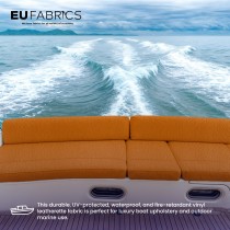 Marine Vinyl Leatherette Fabric Beige 1